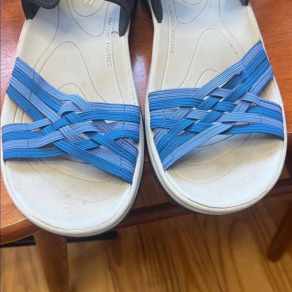 KEEN Women's Terradora II Strappy Open Toe Sandals in Navy/Mykonos Blue Size 8 - Picture 13 of 13